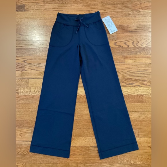NWT LULULEMON STILL PANT *R wide leg inkwell navy 2 - Picture 1 of 6